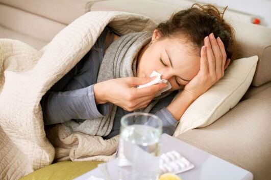 influenza, mint a láb és a kar ízületi fájdalmának oka